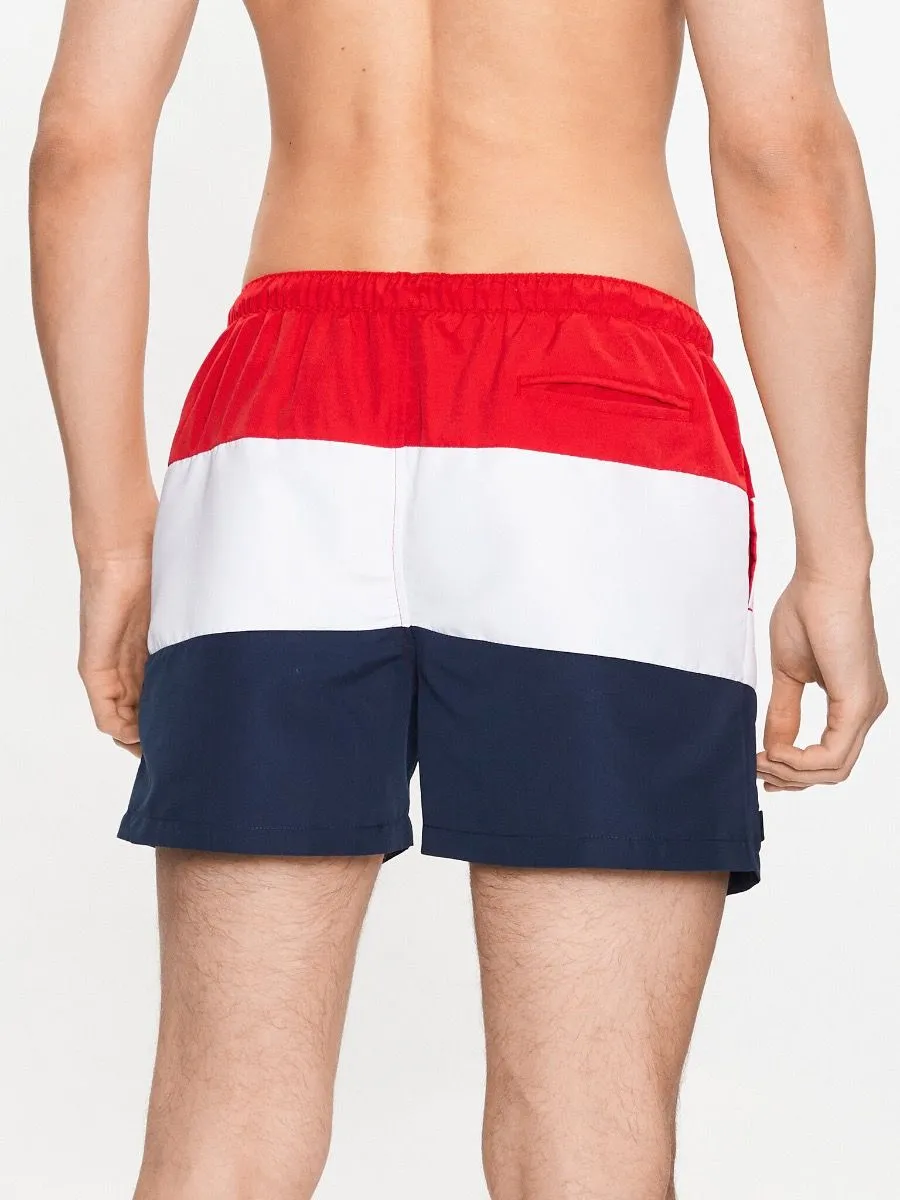 Ellesse Cielo Navy Red White Swim Shorts