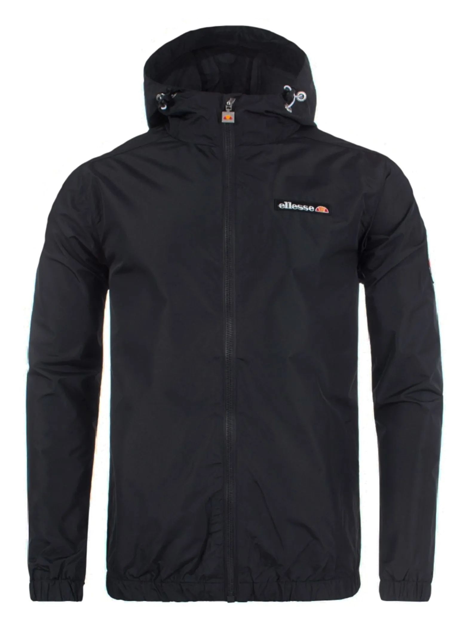 Black Ellesse Terrazzo Zip Up Shell Jacket