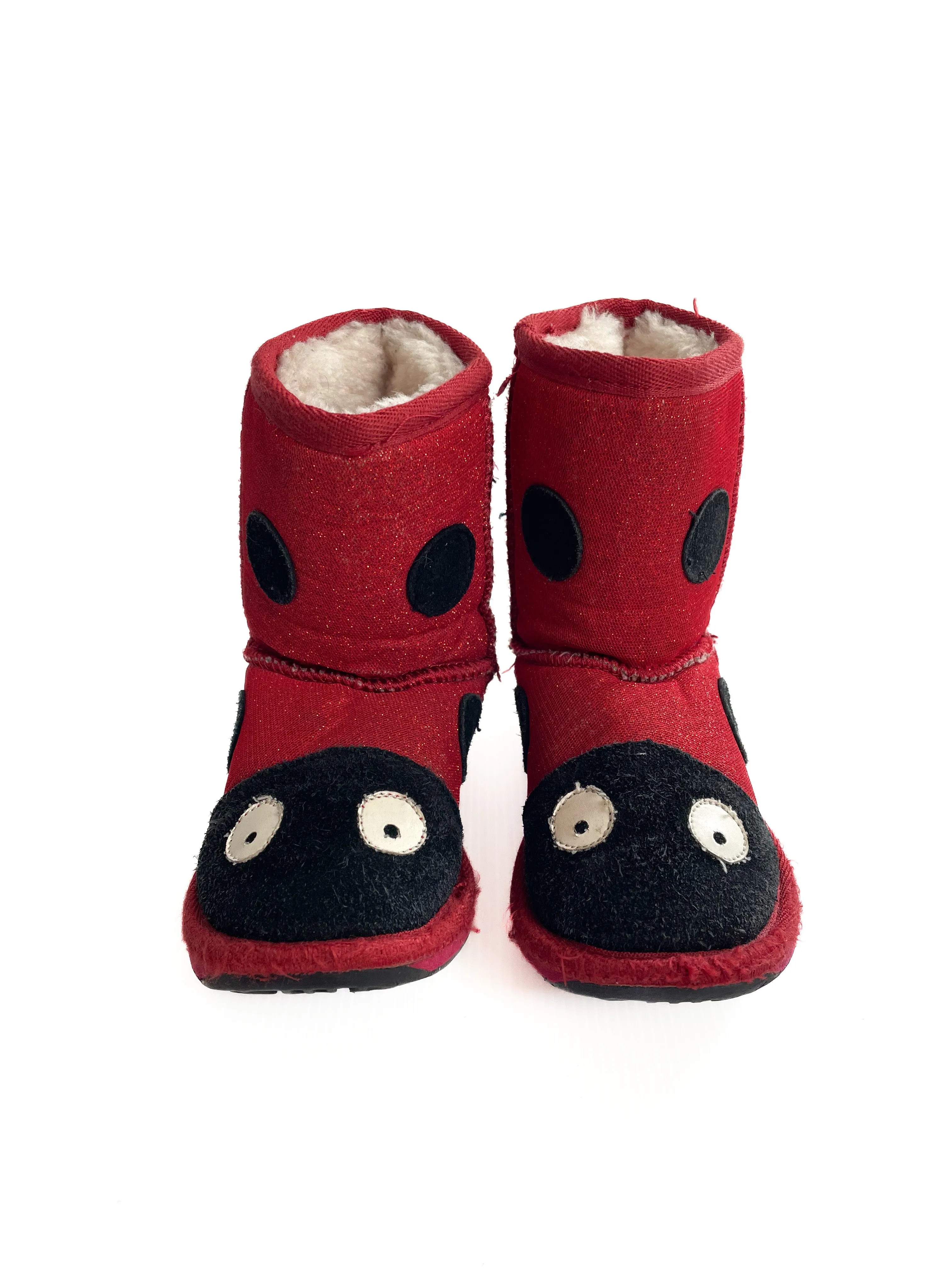 Emu ladybug boots merino size 9C