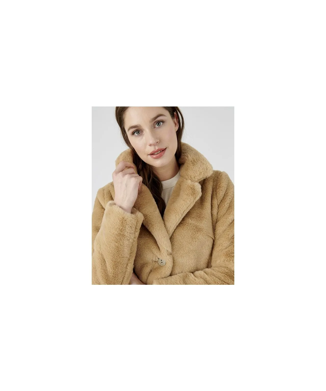 Fashionable Faux-fur Coat for Stylish Looks