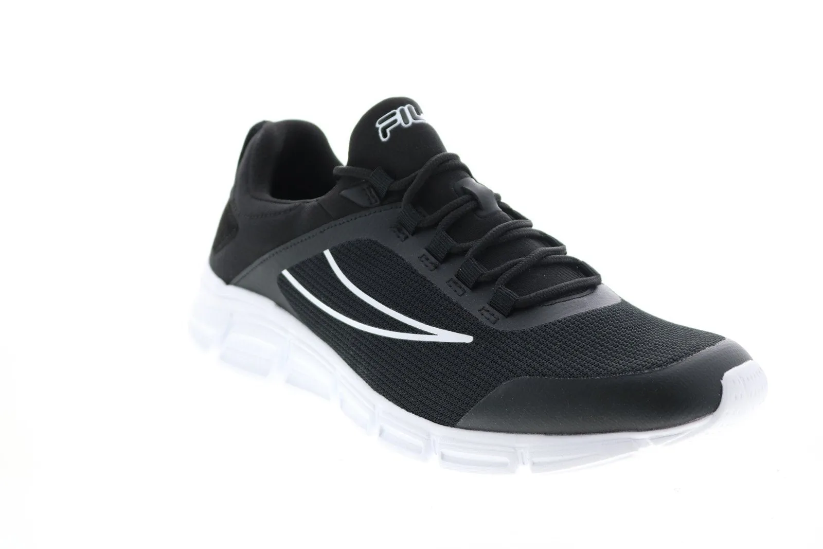 Fila Men's Black Mesh Lifestyle Sneakers Set Apart 1RM00964-013 Shoes