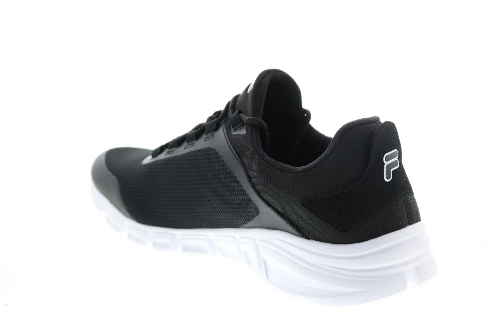 Fila Men's Black Mesh Lifestyle Sneakers Set Apart 1RM00964-013 Shoes