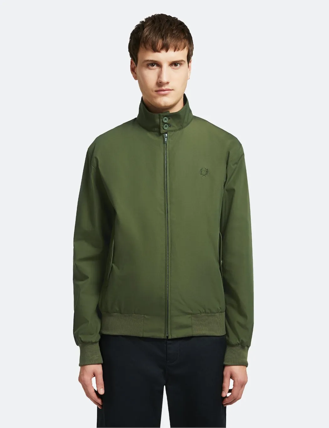 Fred Perry Olive Green Harrington Jacket Made in UK Reissues