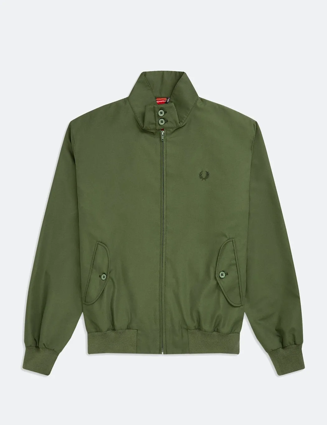 Fred Perry Olive Green Harrington Jacket Made in UK Reissues