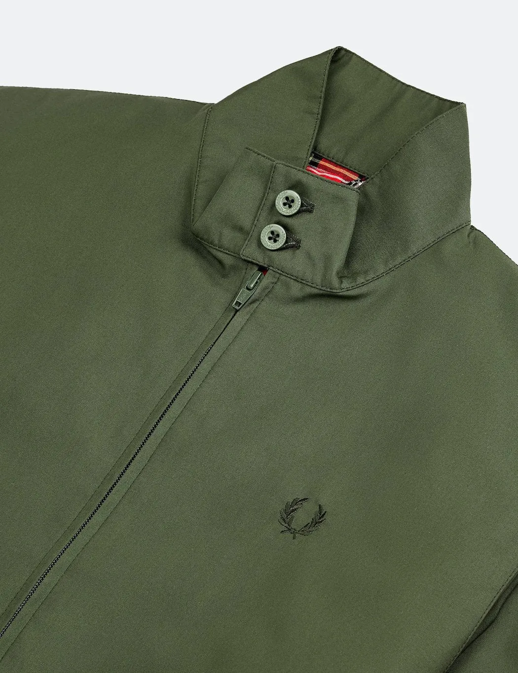 Fred Perry Olive Green Harrington Jacket Made in UK Reissues