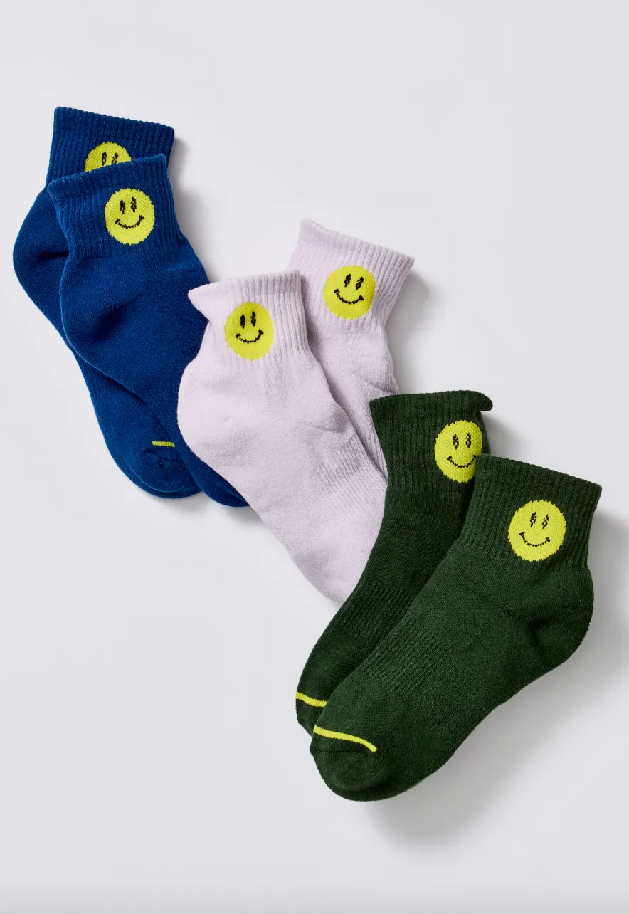 Free People Movement Smiling Butti Ankle Sneaker Socks Singles