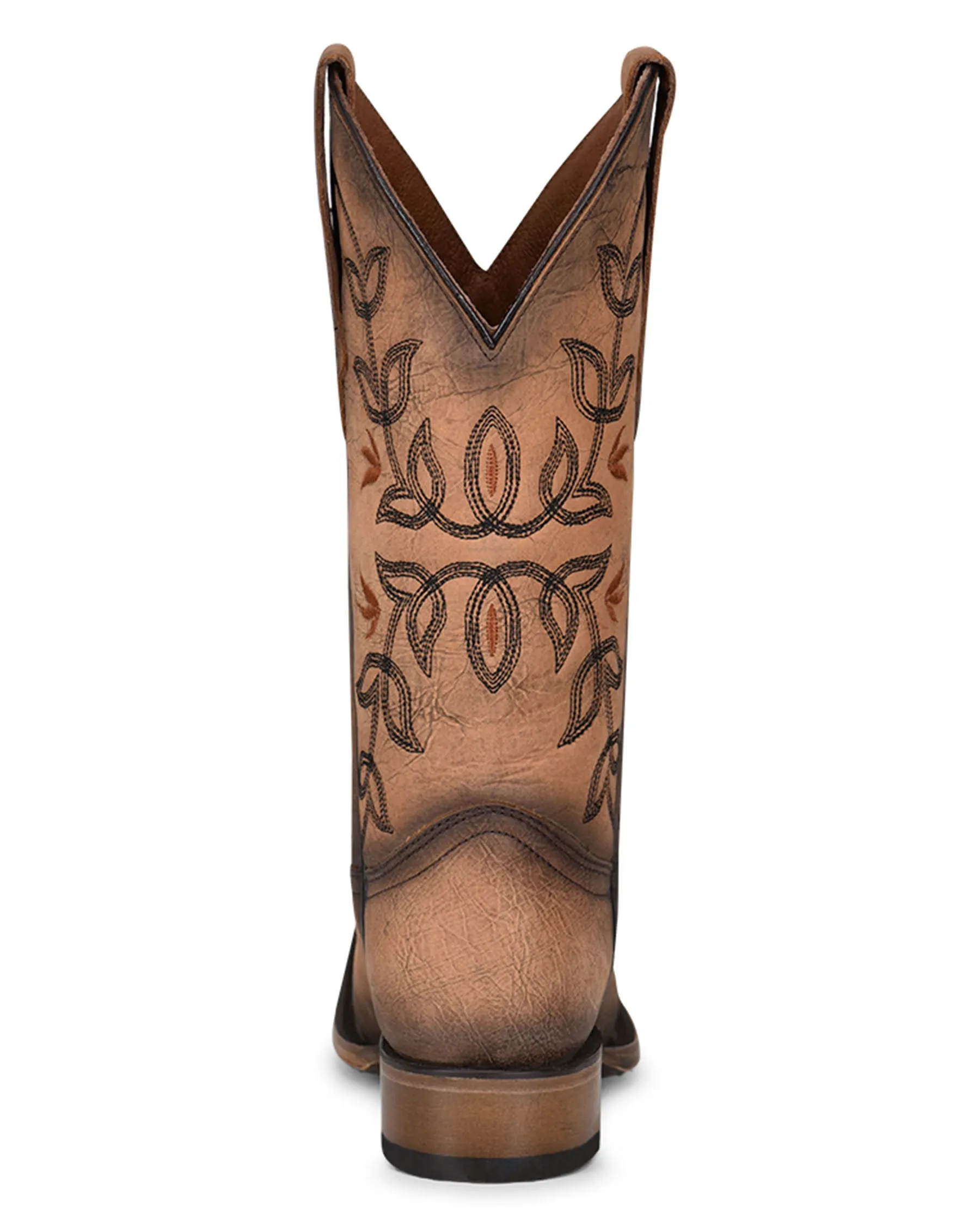 G Floral Embroidered Western Boots