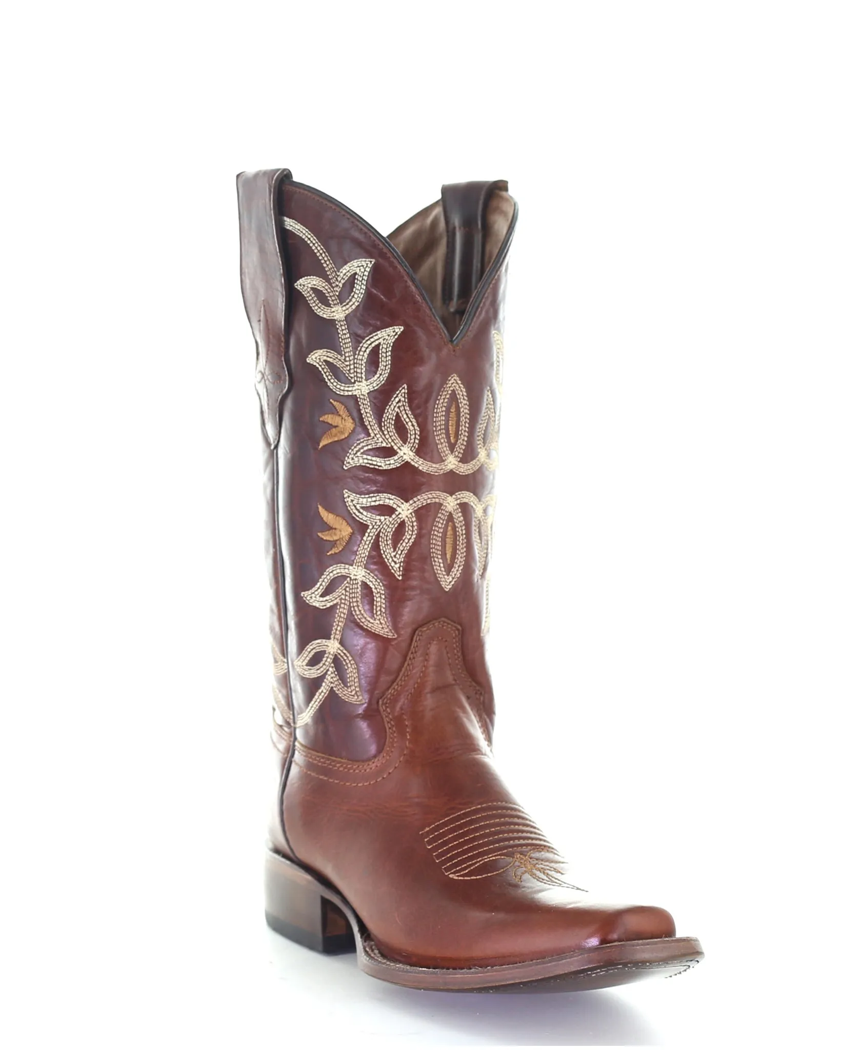 G Floral Embroidery Western Boots Women's Circle.