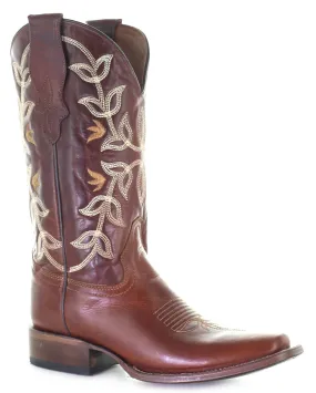 G Floral Embroidery Western Boots Women's Circle.