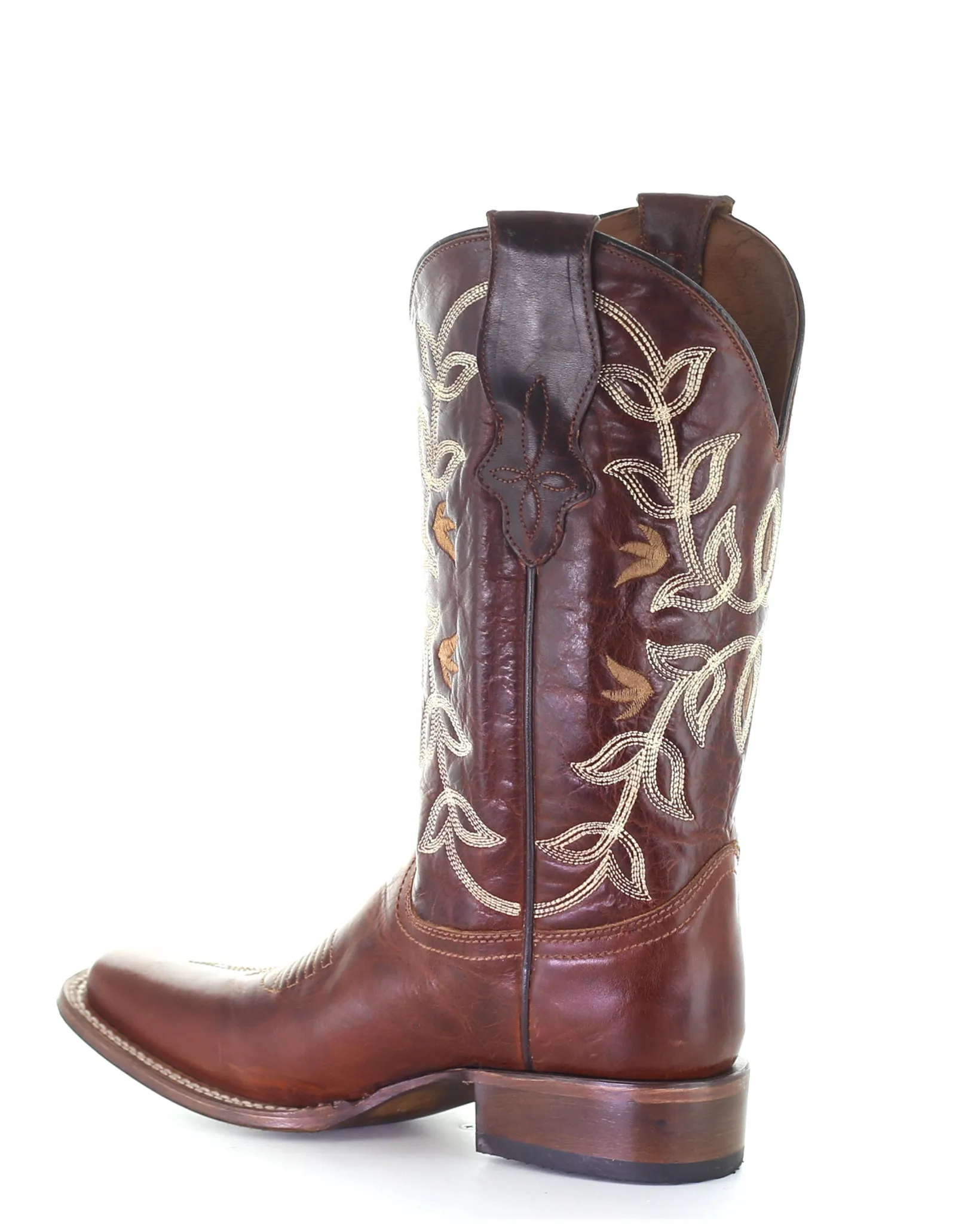 G Floral Embroidery Western Boots Women's Circle.