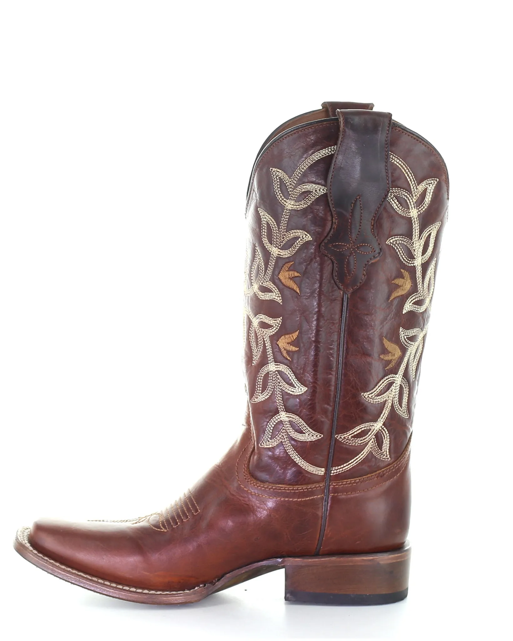 G Floral Embroidery Western Boots Women's Circle.