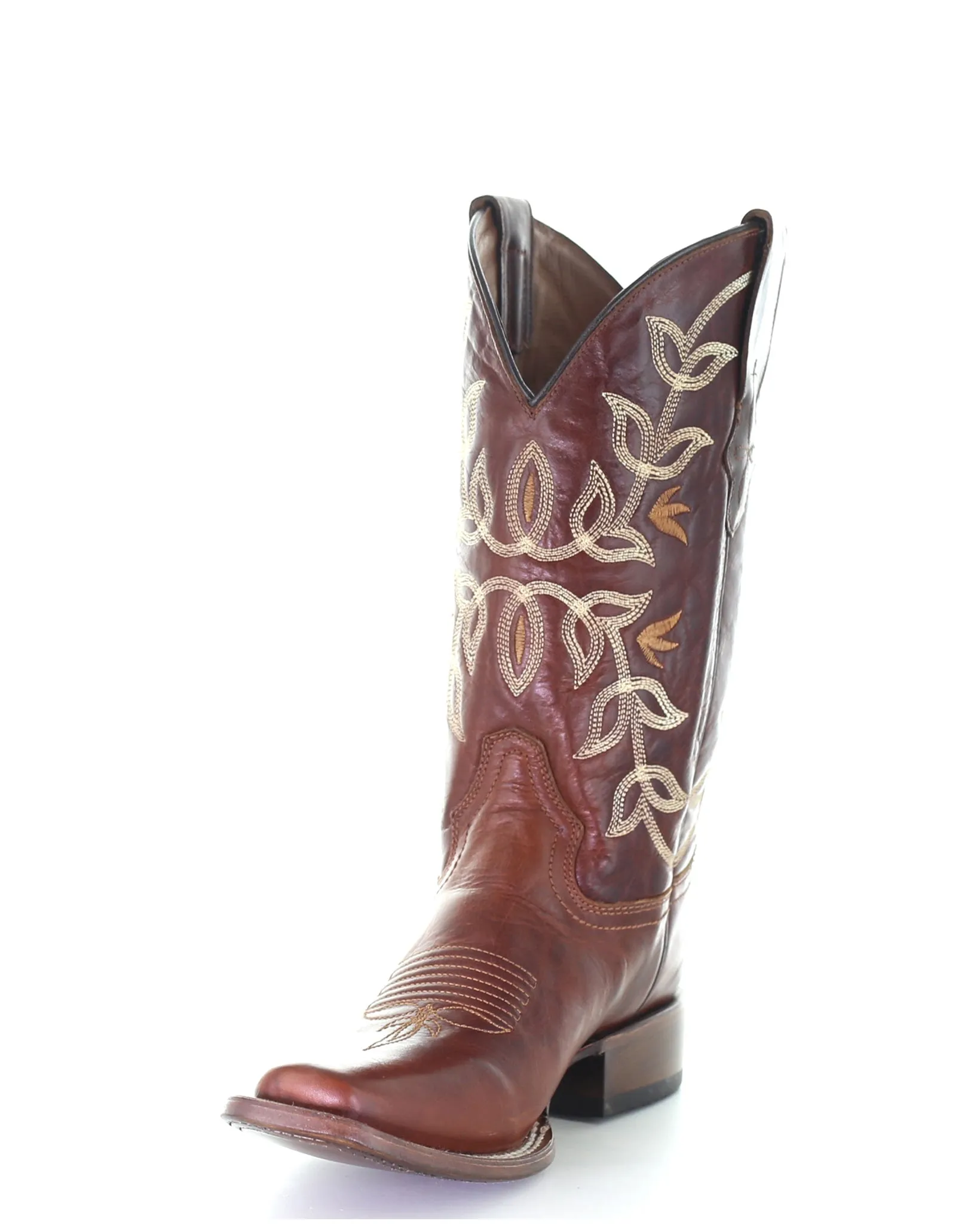 G Floral Embroidery Western Boots Women's Circle.