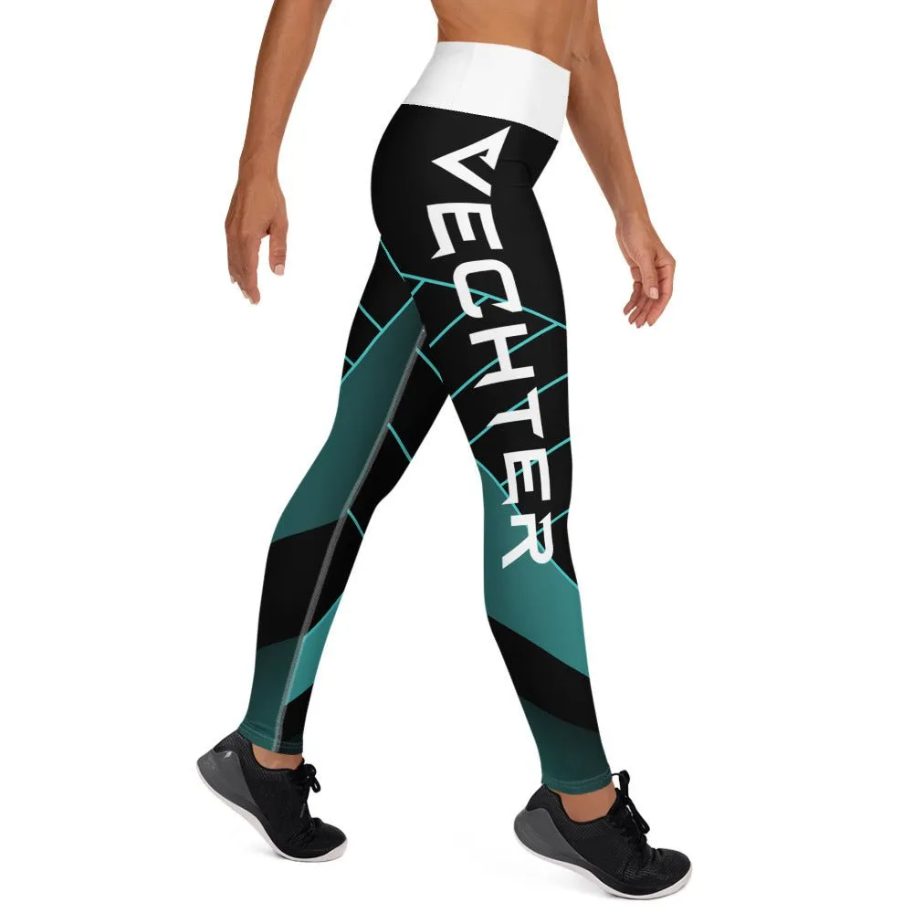 Geo Blue Victory Leggings