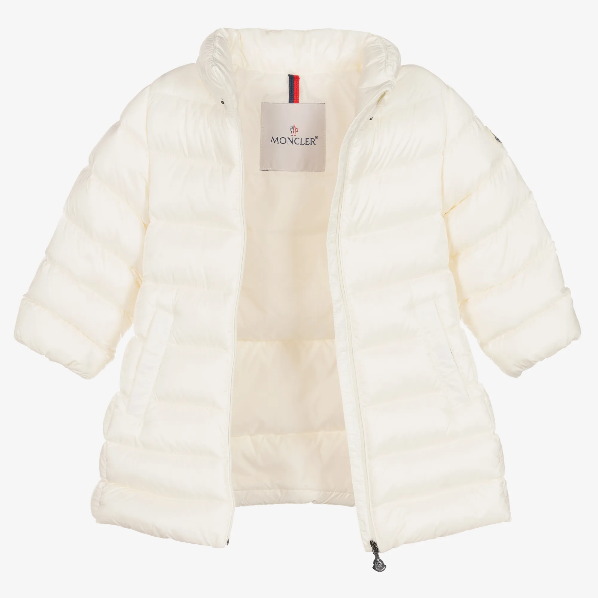 Girls' Puffer Coat Ivory - Majeure Down - Best Price