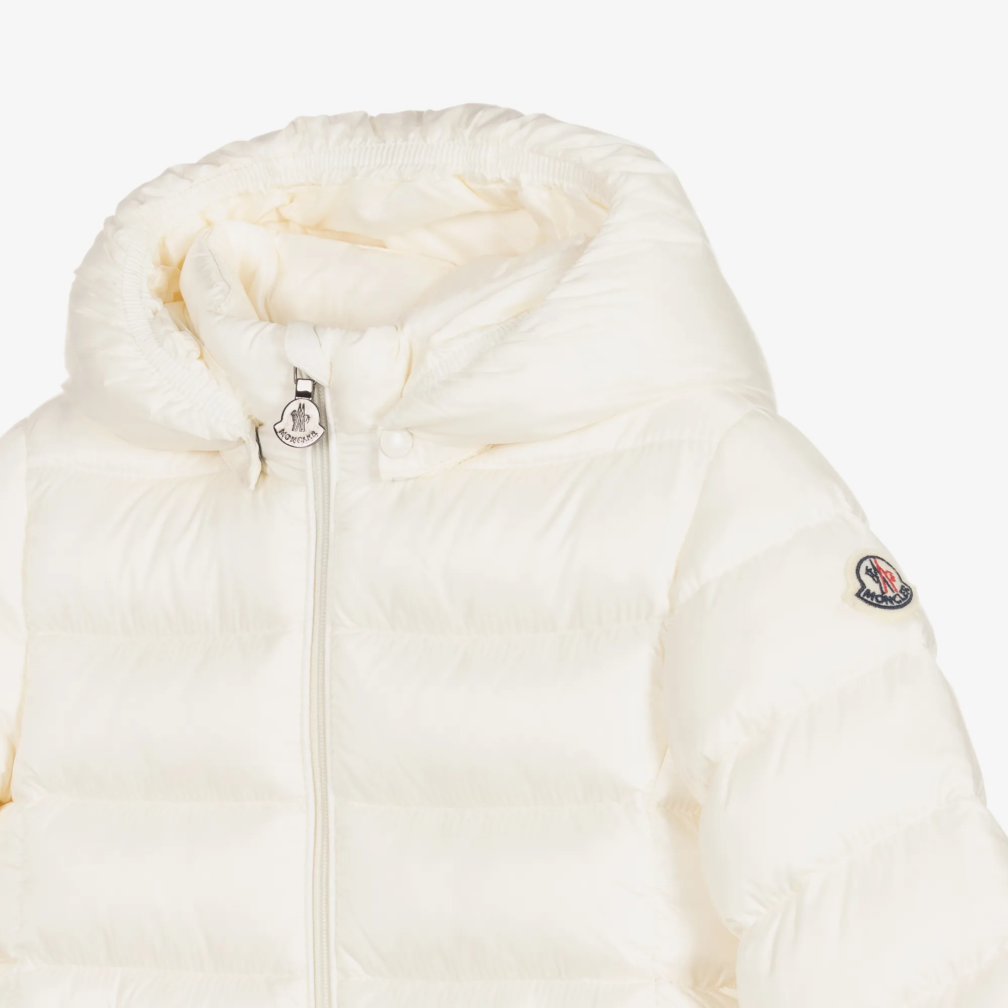 Girls' Puffer Coat Ivory - Majeure Down - Best Price