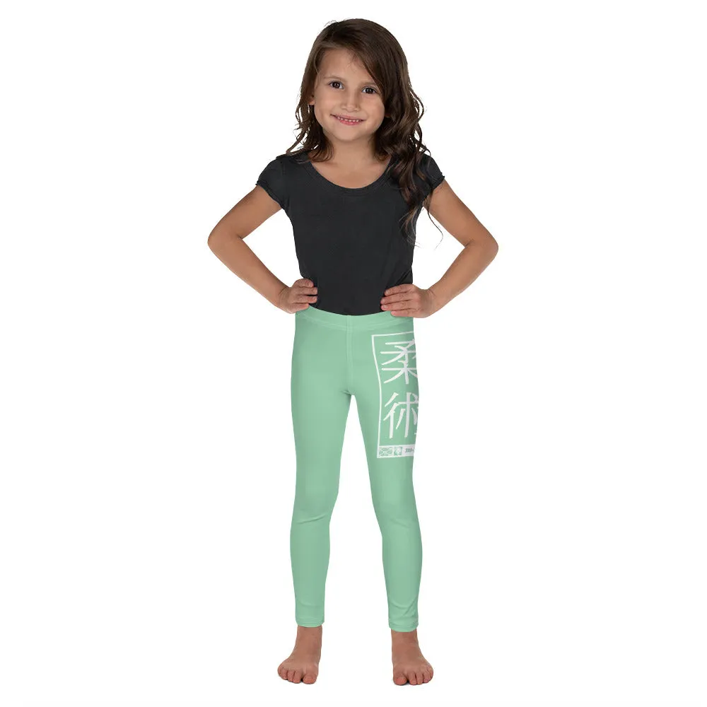 Girls Yoga Pants Leggings for Jiu-Jitsu Workout – Vista Blue