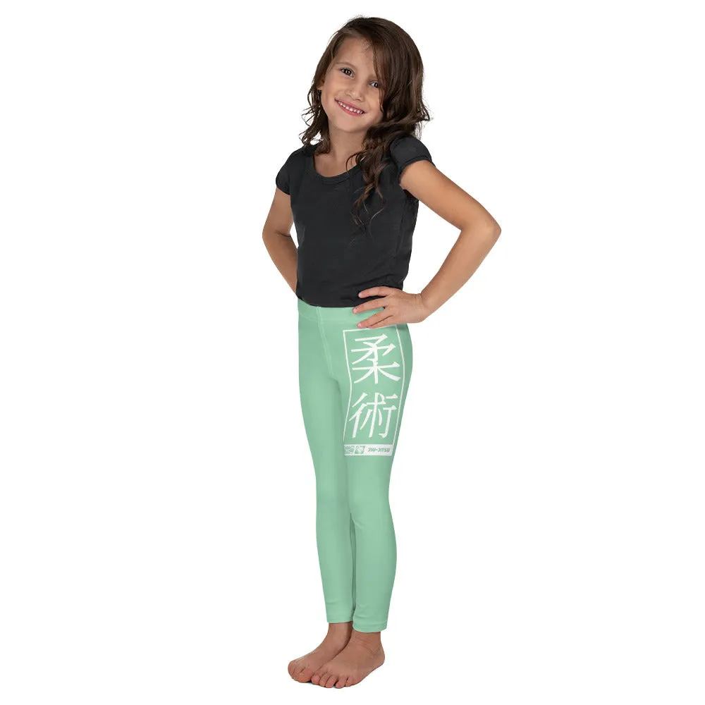 Girls Yoga Pants Leggings for Jiu-Jitsu Workout – Vista Blue