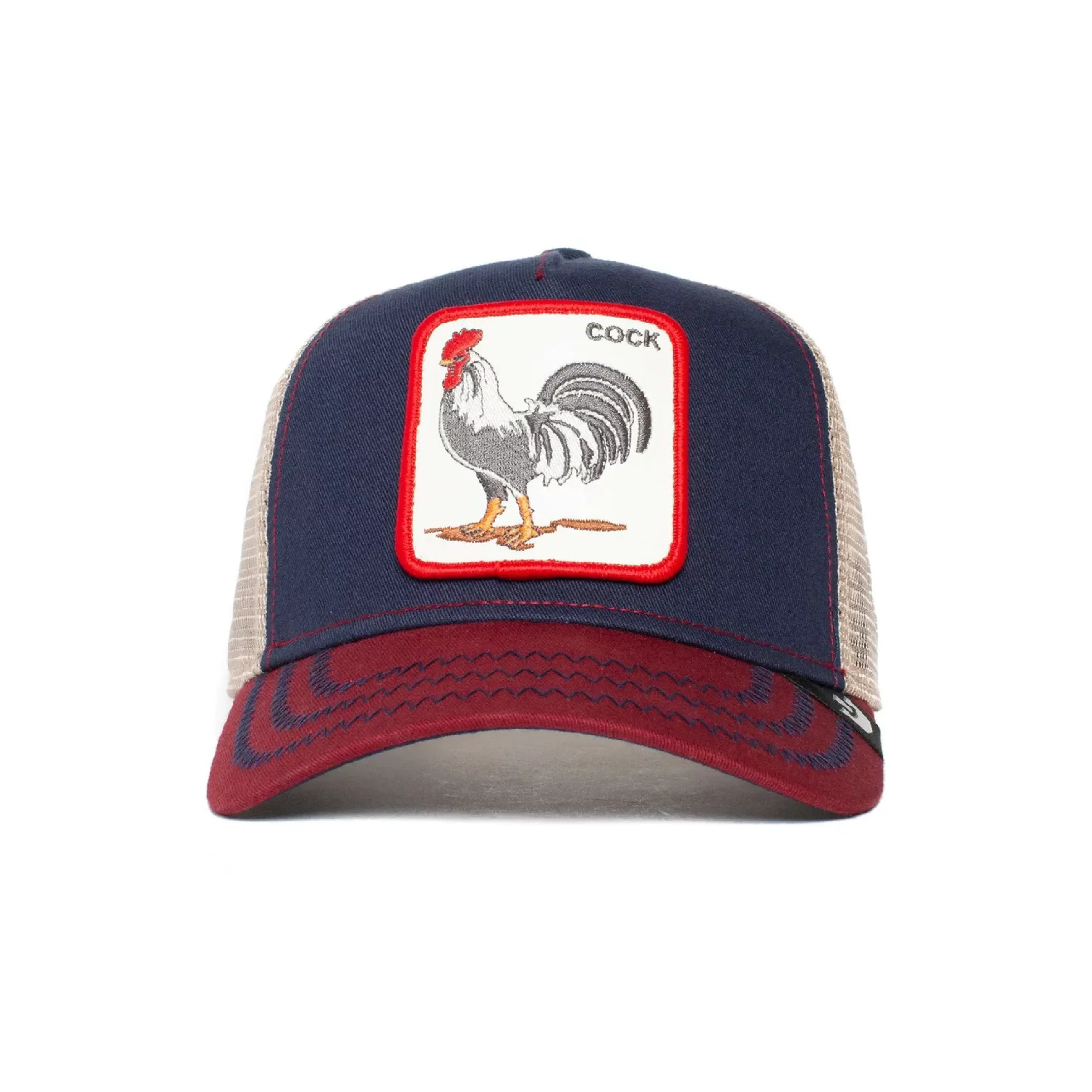 Navy / Red Goorin Bros Baseball Cap The Cock