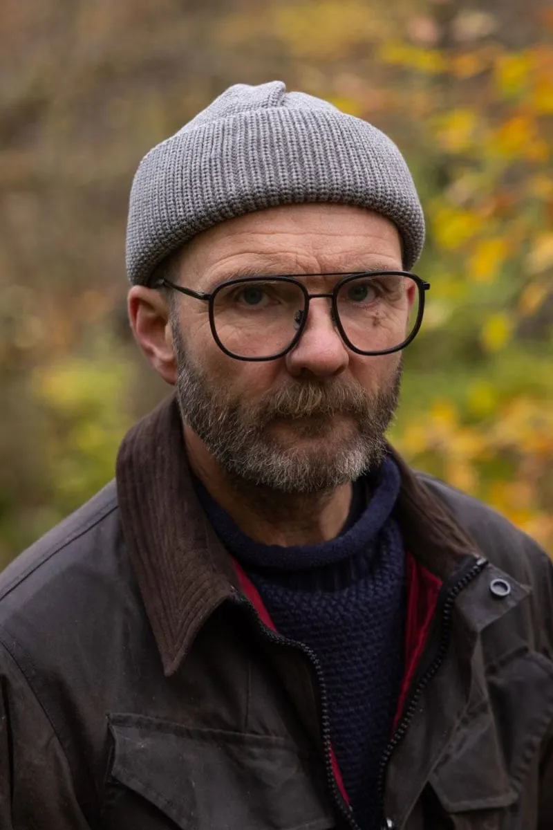 Gray Merino Bifold Watch Cap