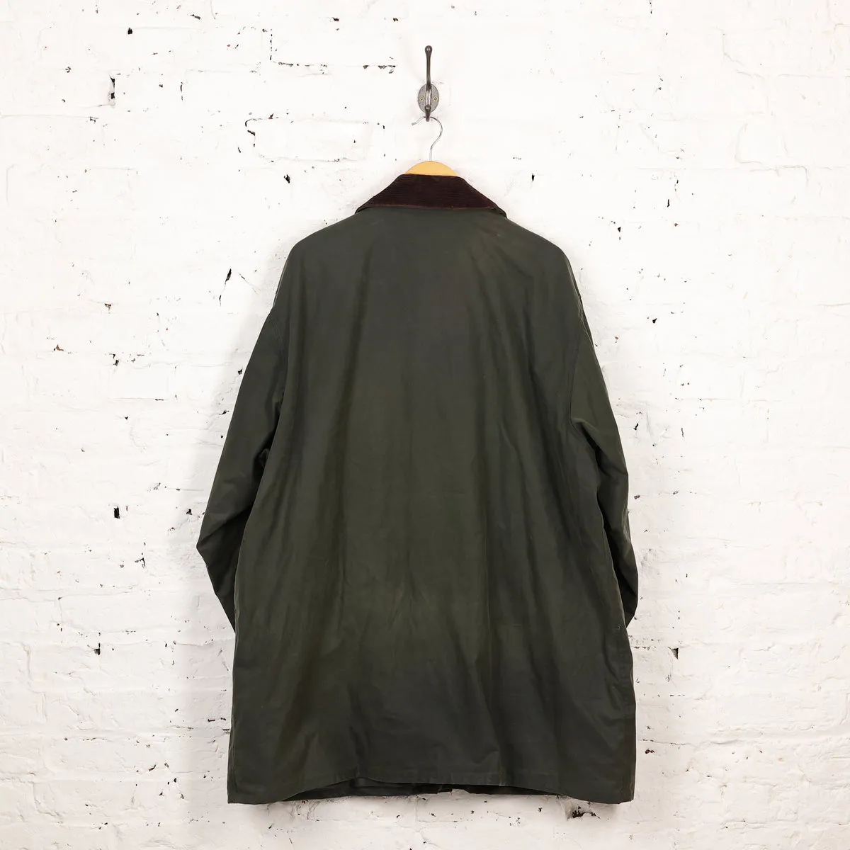 Green Barbour Border Wax Jacket Coat in XXXL Size