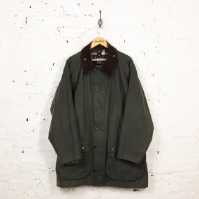 Green Barbour Border Wax Jacket Coat in XXXL Size