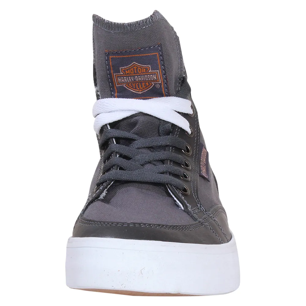 Harley-Davidson Men's Gray Rosemont Sneakers High-Top Lace Up Shoes Size 13