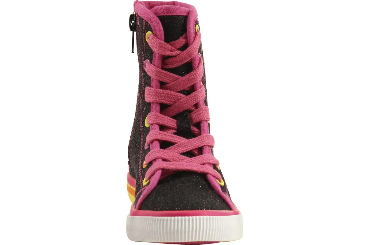 Hello Kitty Girl's HK Rainbow Hi-Top Fashion Sneakers