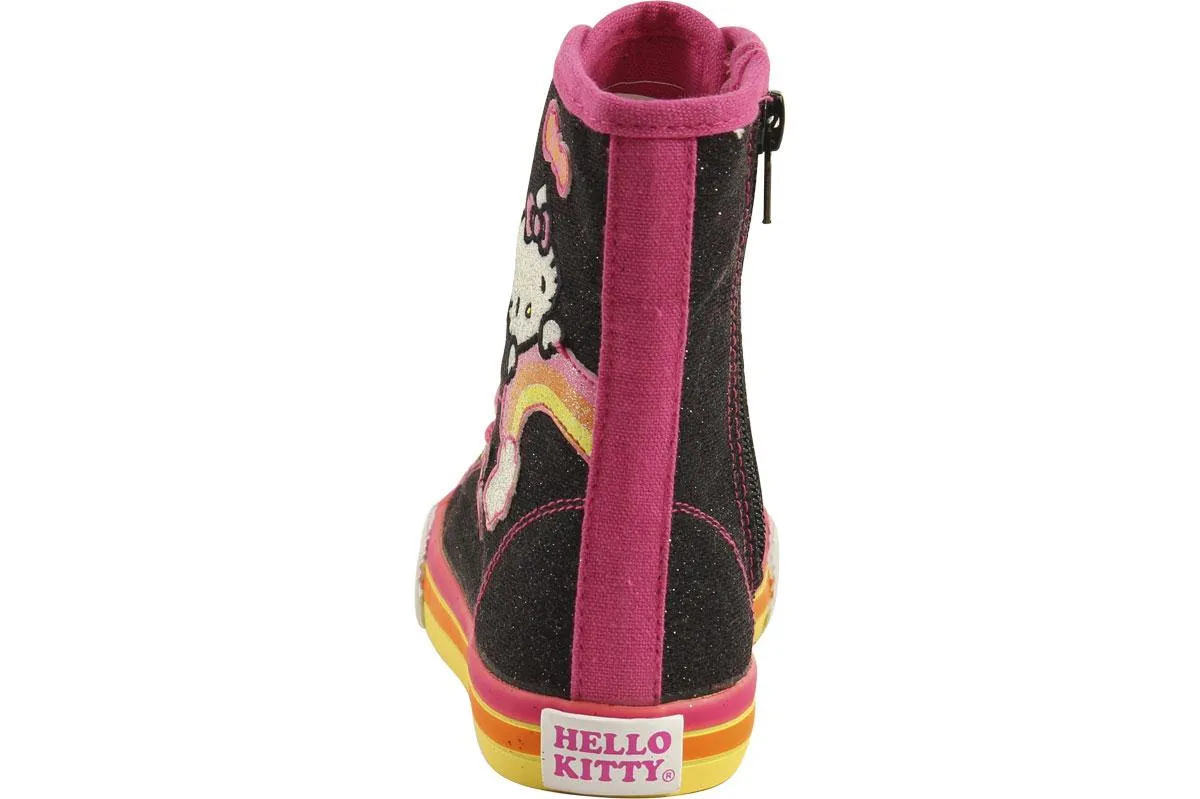 Hello Kitty Girl's HK Rainbow Hi-Top Fashion Sneakers