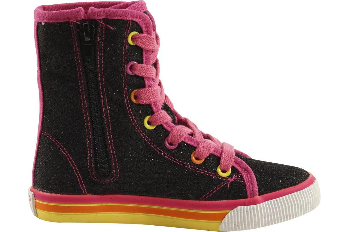 Hello Kitty Girl's HK Rainbow Hi-Top Fashion Sneakers