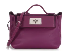 Anemone Swift and Evercolor Mini 24/24 Bag Palladium Hardware, 2020 by Hermès