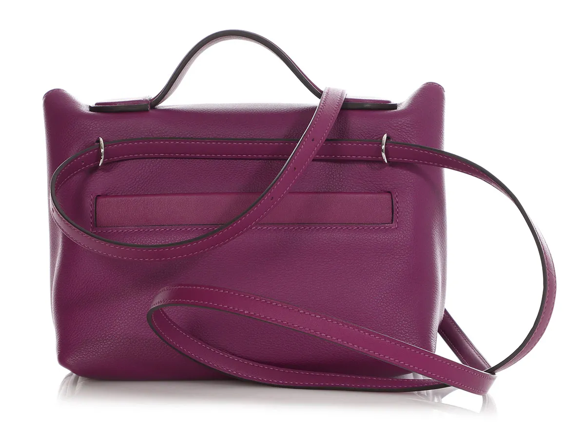 Anemone Swift and Evercolor Mini 24/24 Bag Palladium Hardware, 2020 by Hermès