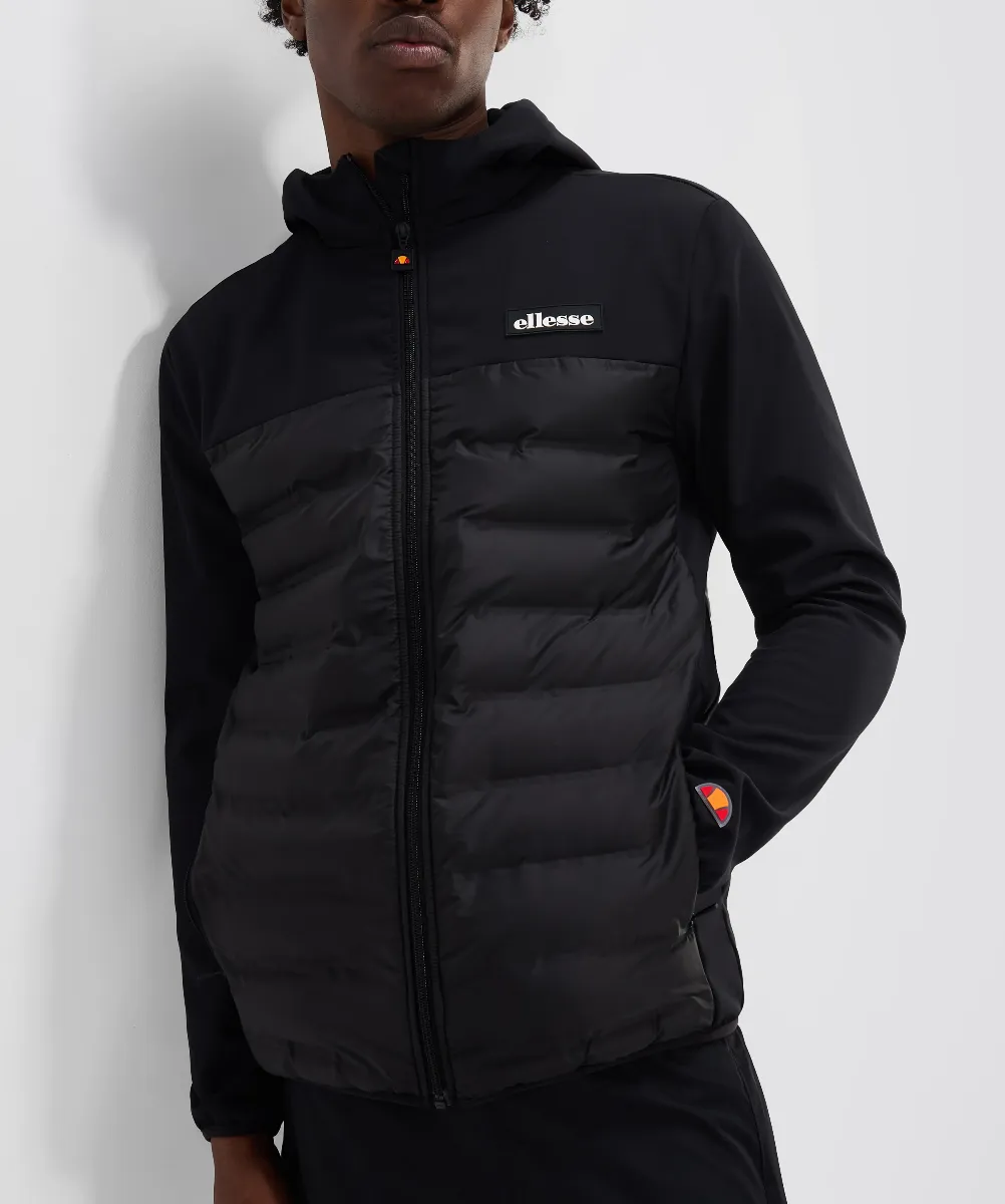 Hooded Black Track Jacket by Ellesse