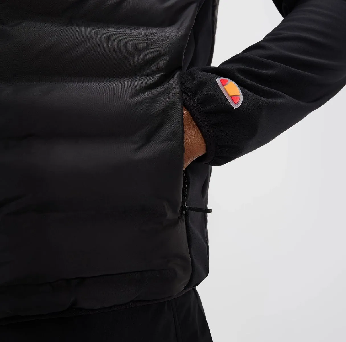 Hooded Black Track Jacket by Ellesse