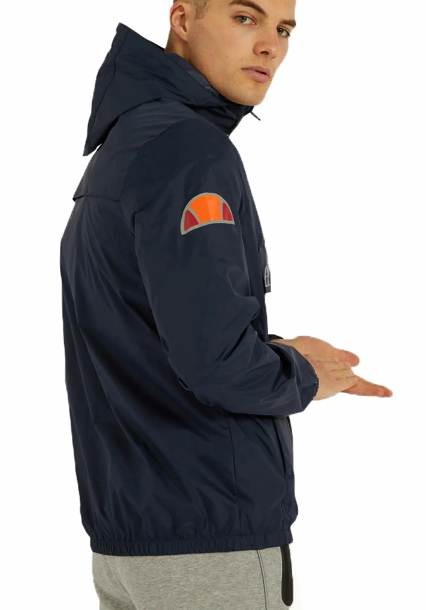 Hooded Cagoule Jacket in Navy