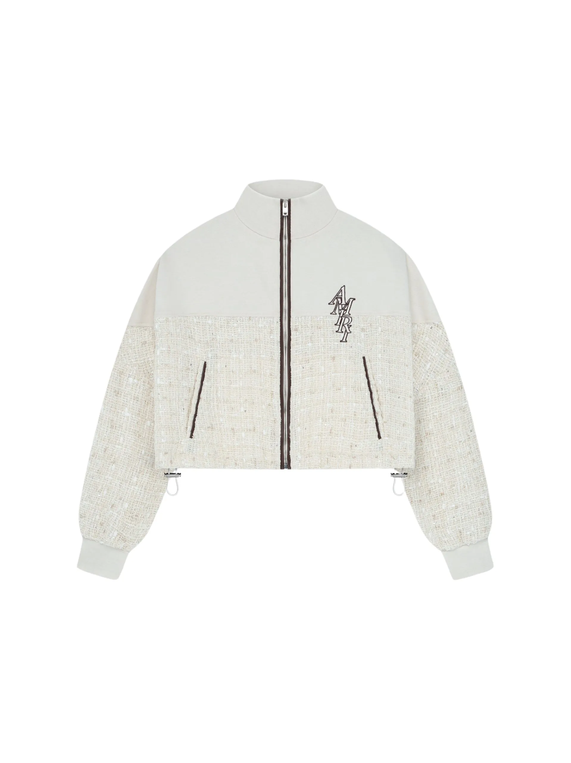 Hybrid Track Jacket - Boucle Fabric