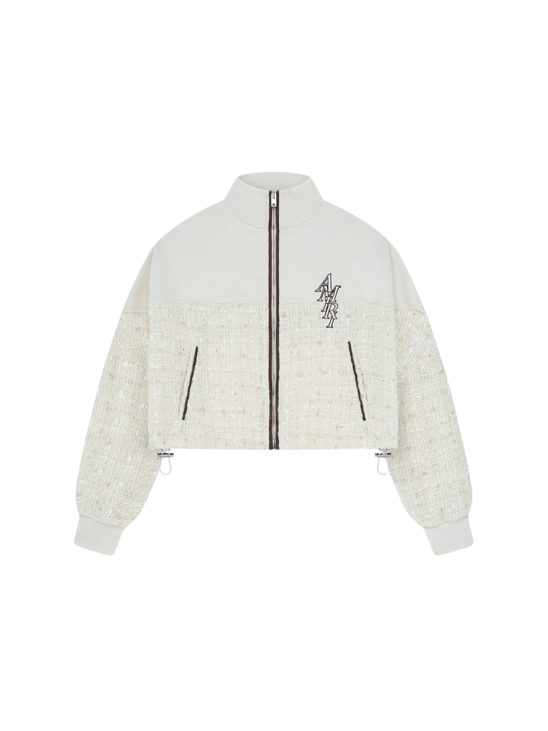 Hybrid Track Jacket - Boucle Fabric