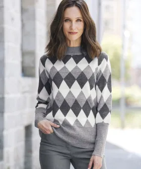 Intarsia Patterned Sweater