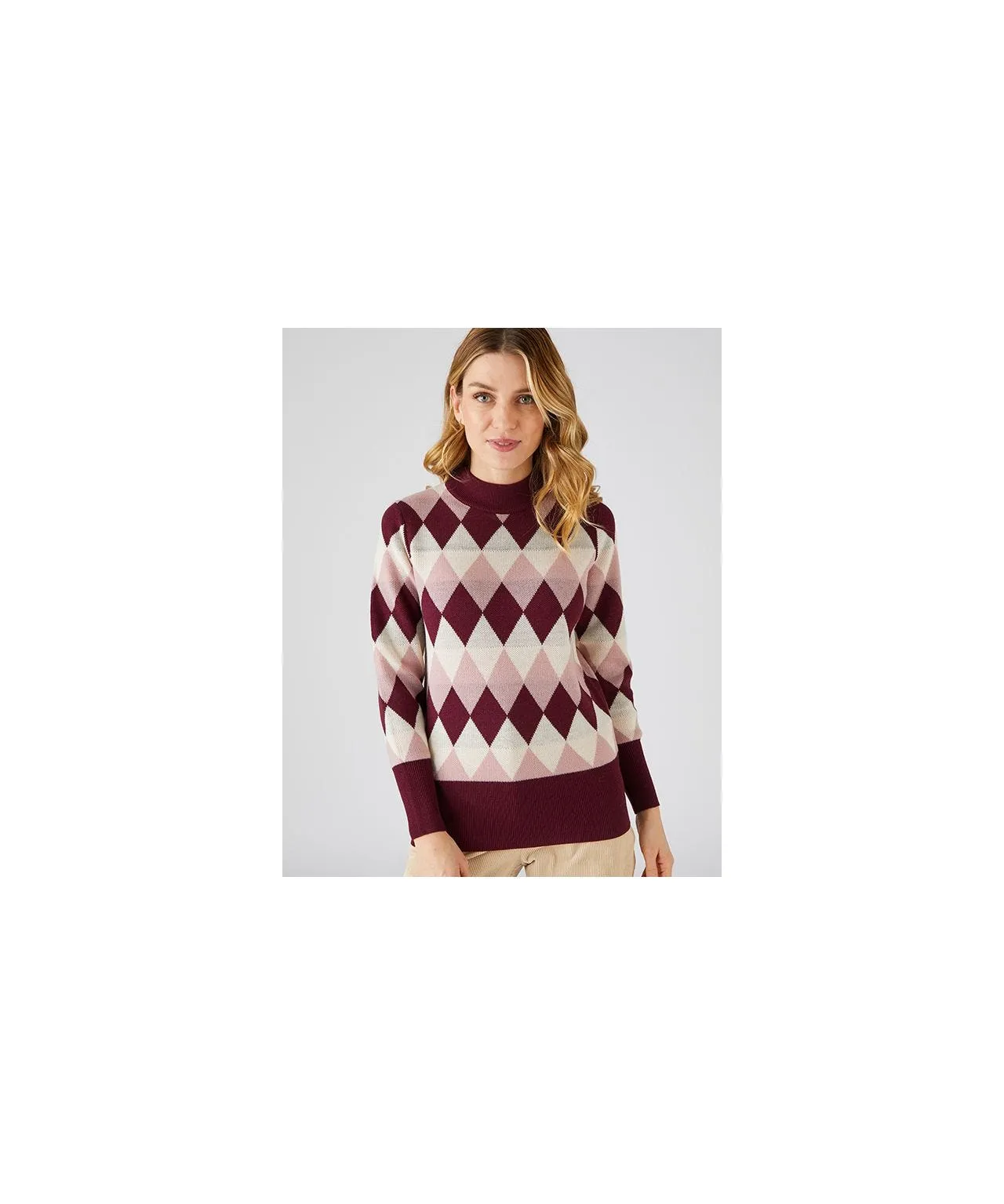 Intarsia Patterned Sweater