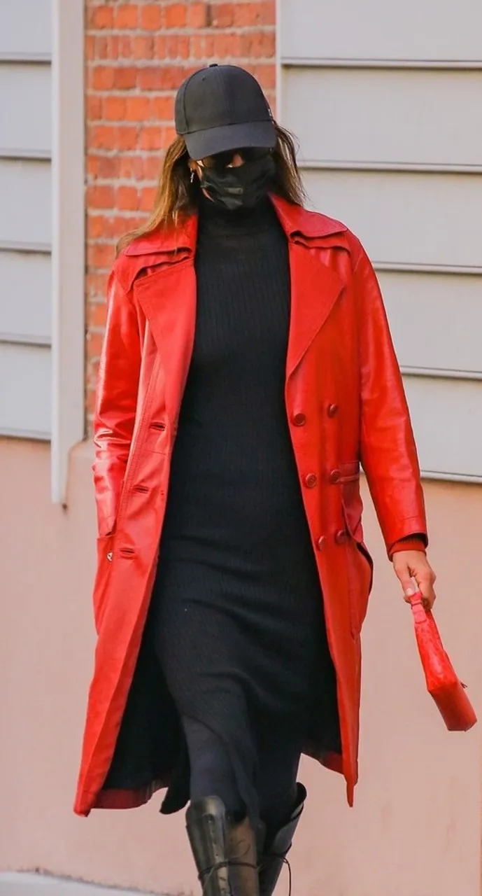 Irina Shayk Minnie Mouse-inspired Trench Coat