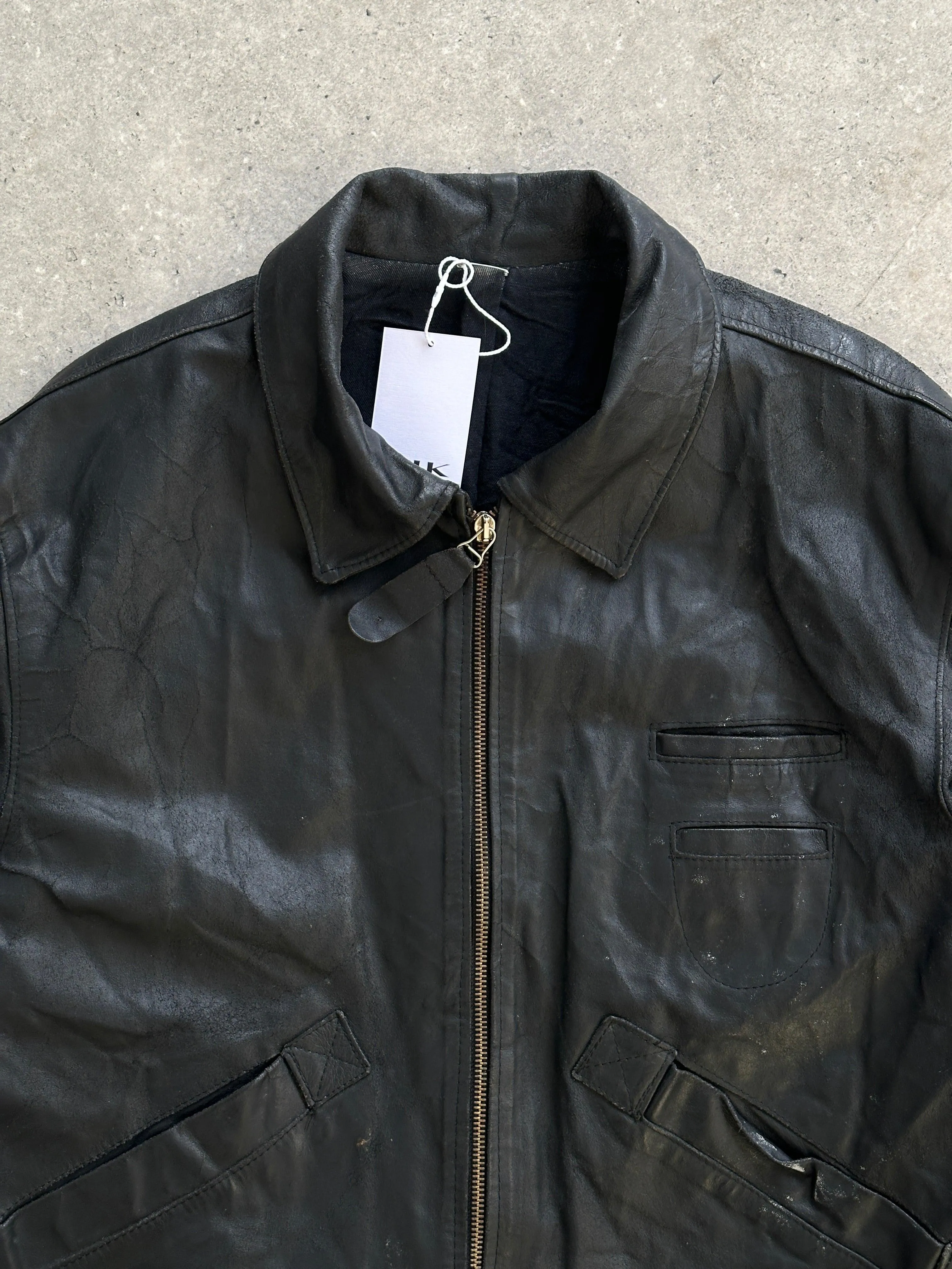 Italian Vintage Leather Jacket M/L