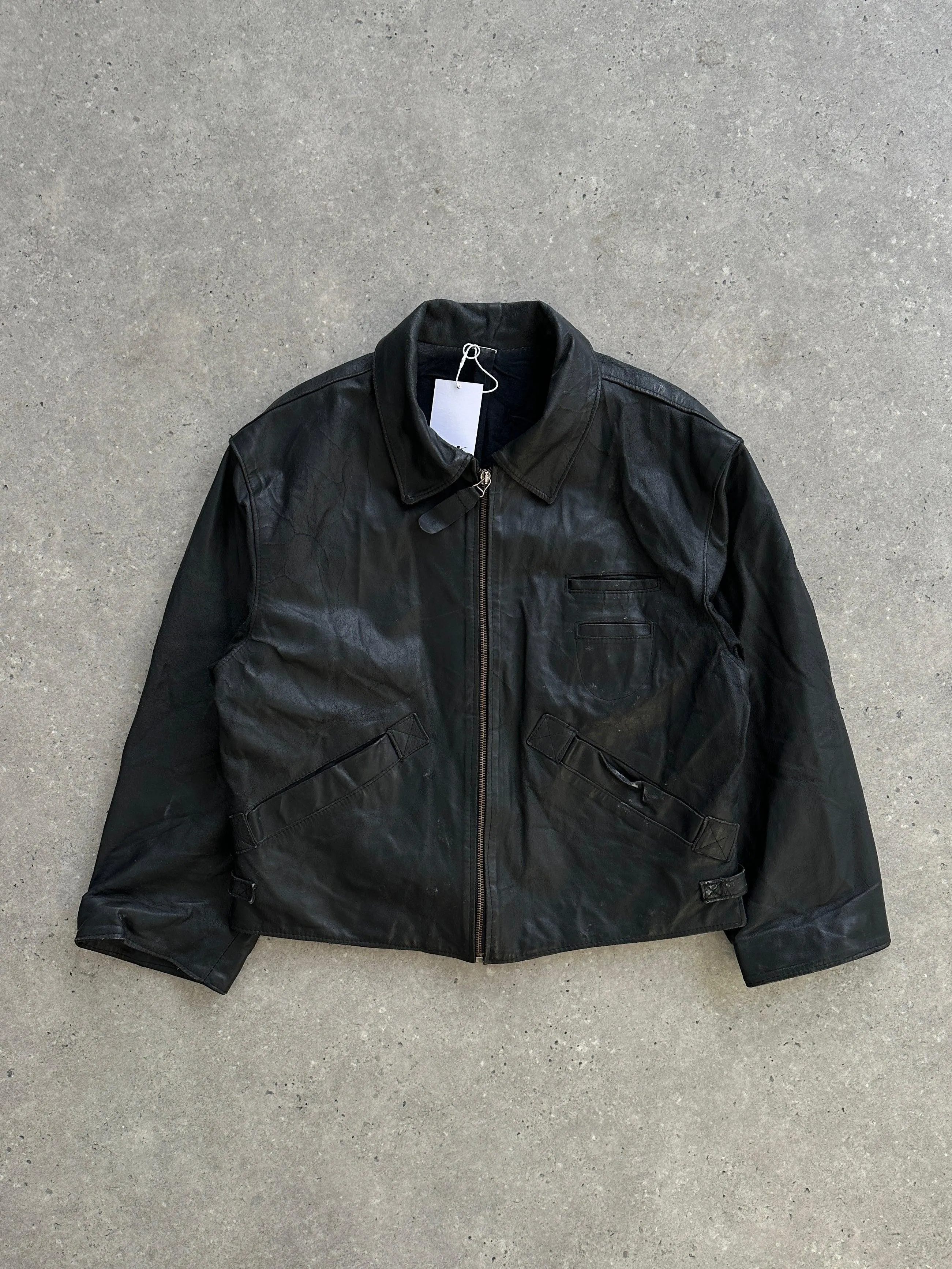 Italian Vintage Leather Jacket M/L