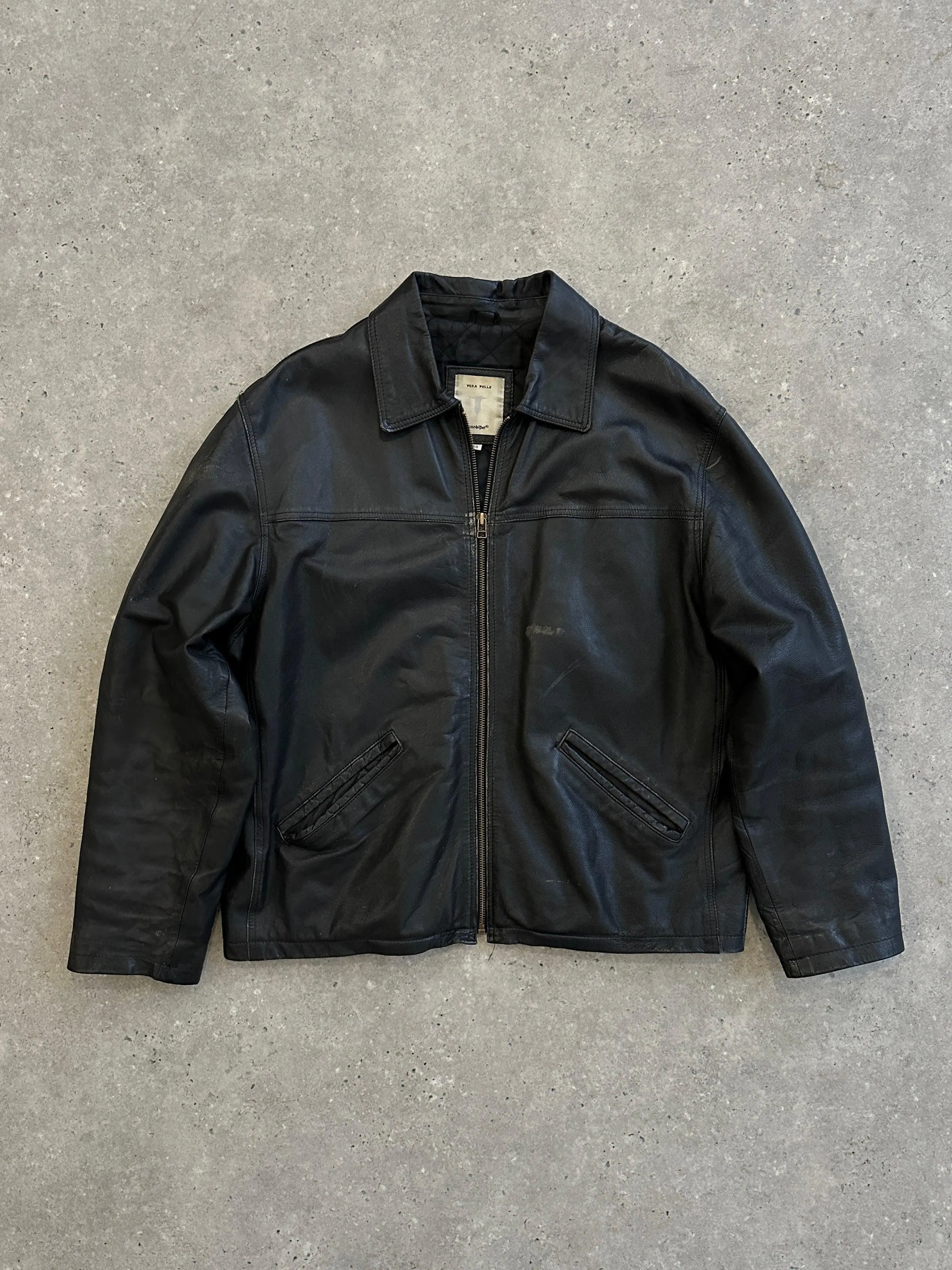 Italian Vintage Leather Jacket M/L