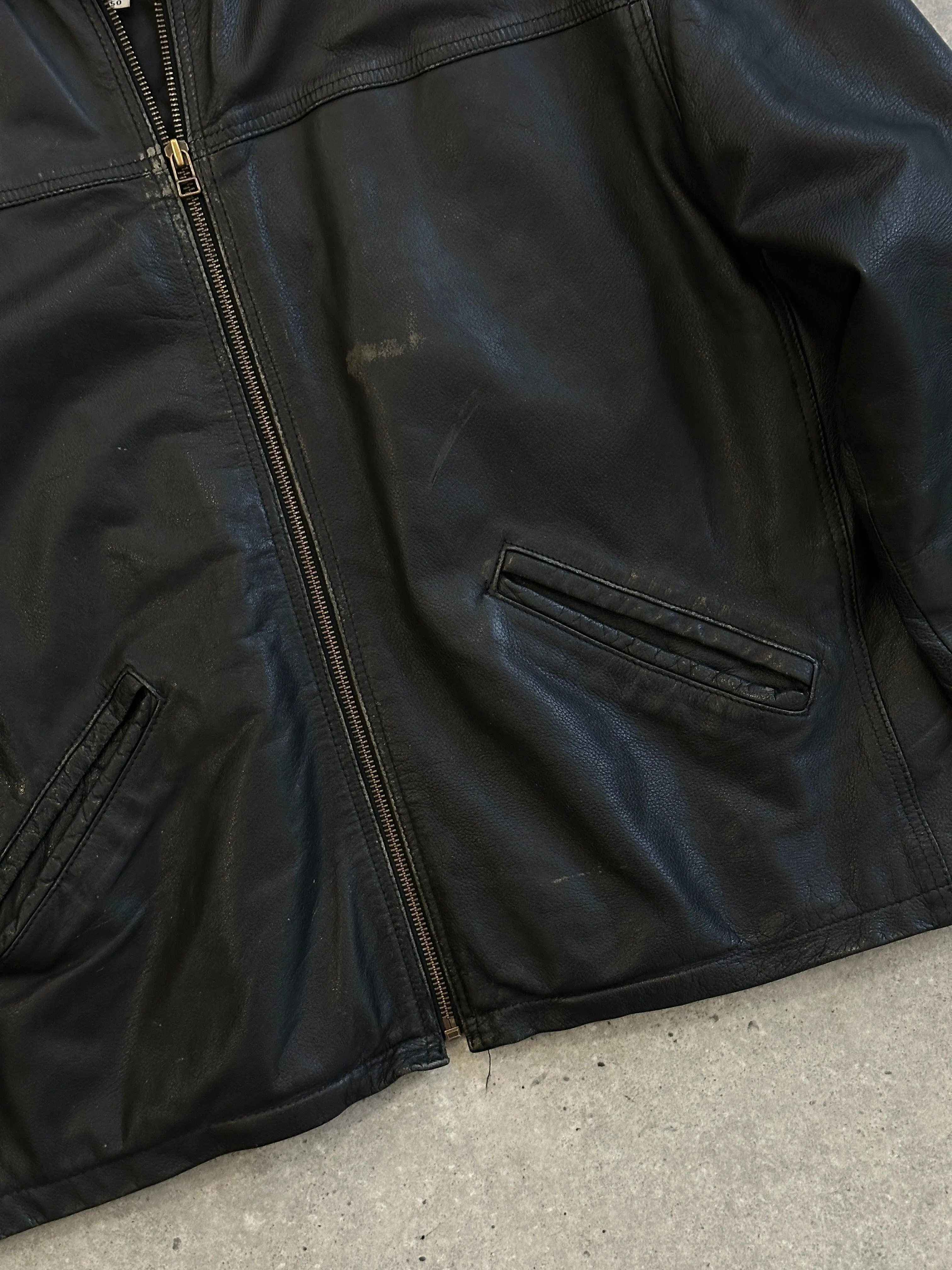 Italian Vintage Leather Jacket M/L