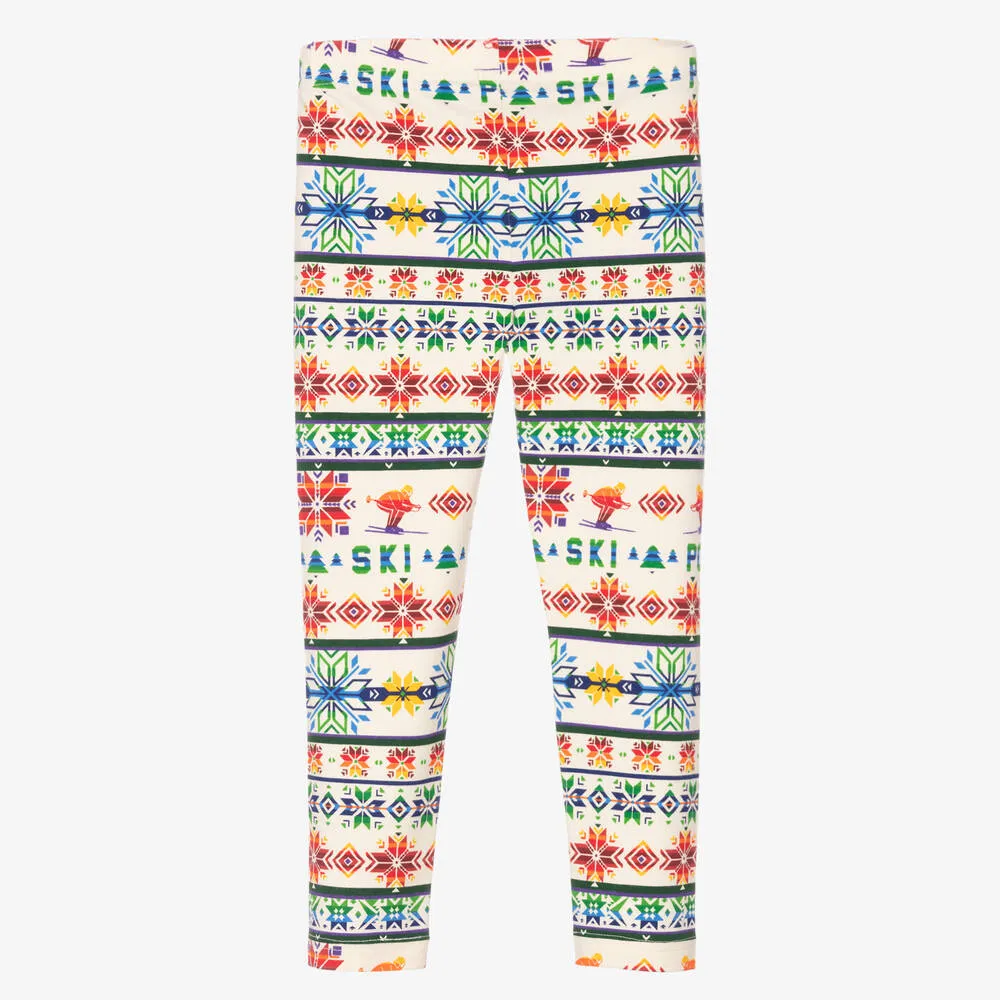 Ivory Girls Festive Leggings