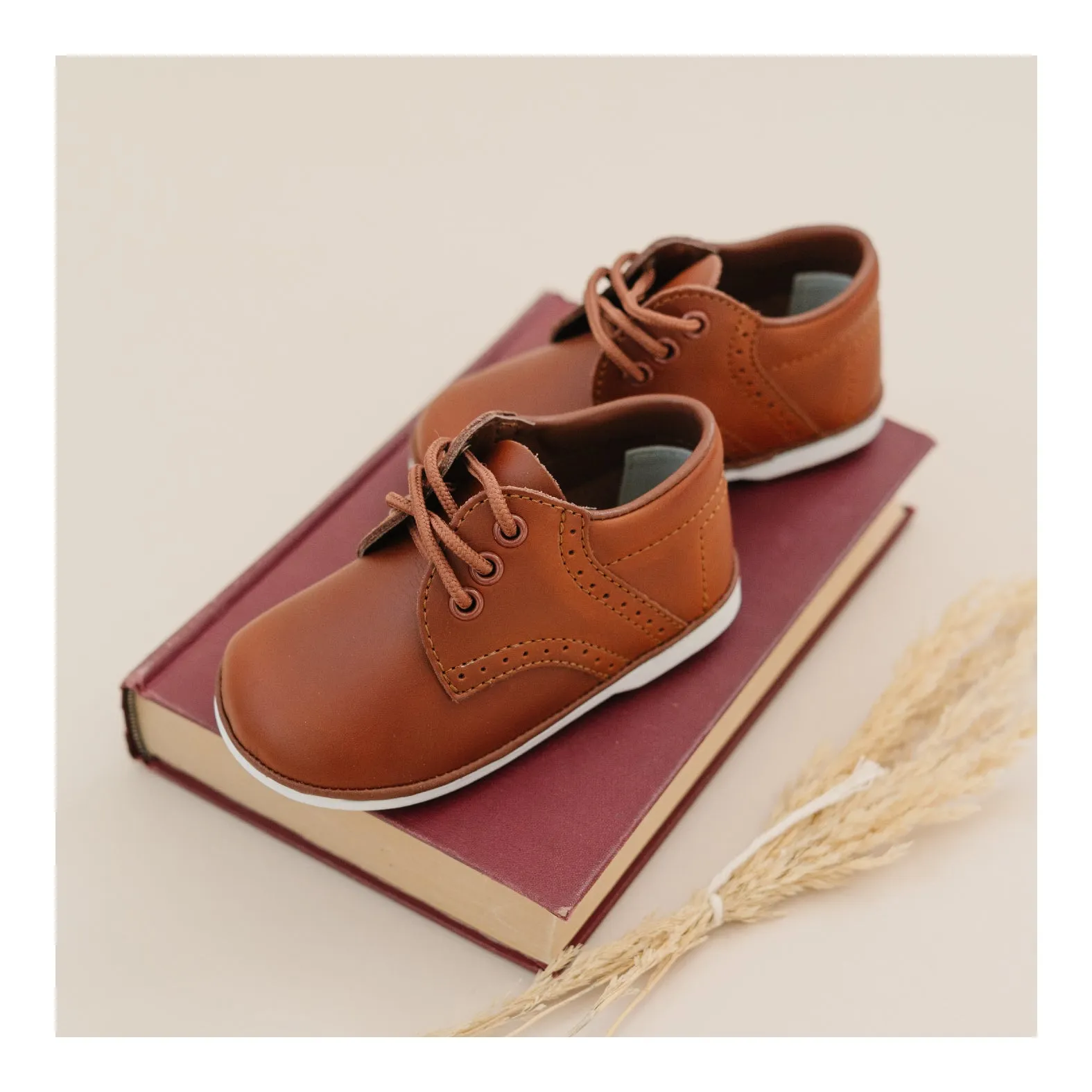 James Waxed Leather Lace Up Shoe Baby - Shop Now.