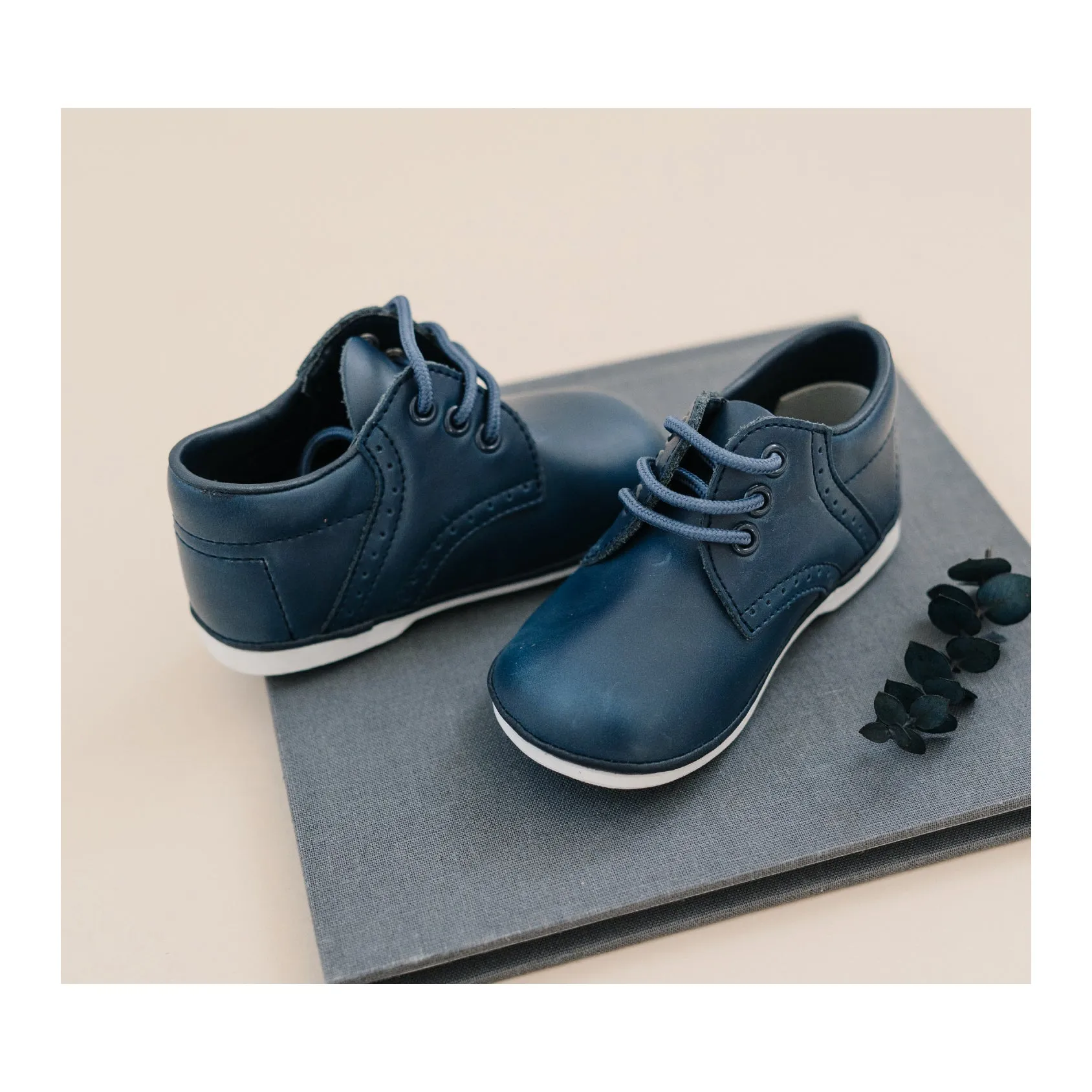 James Waxed Leather Lace Up Shoe Baby - Shop Now.