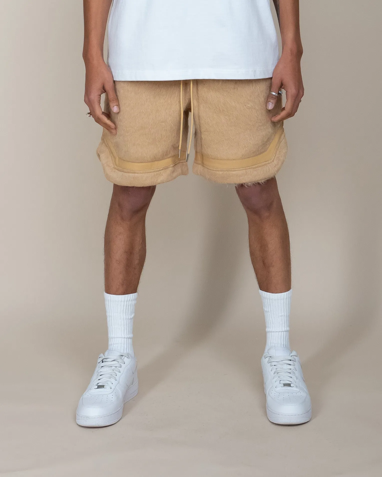 Khaki EPTM Mohair Shorts