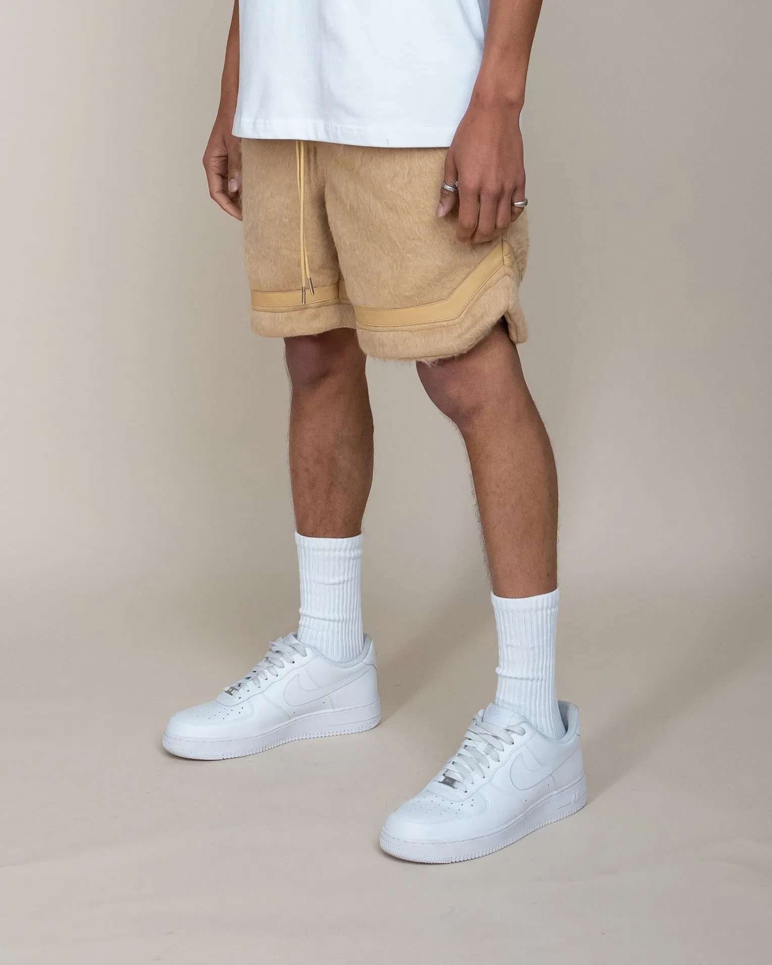 Khaki EPTM Mohair Shorts