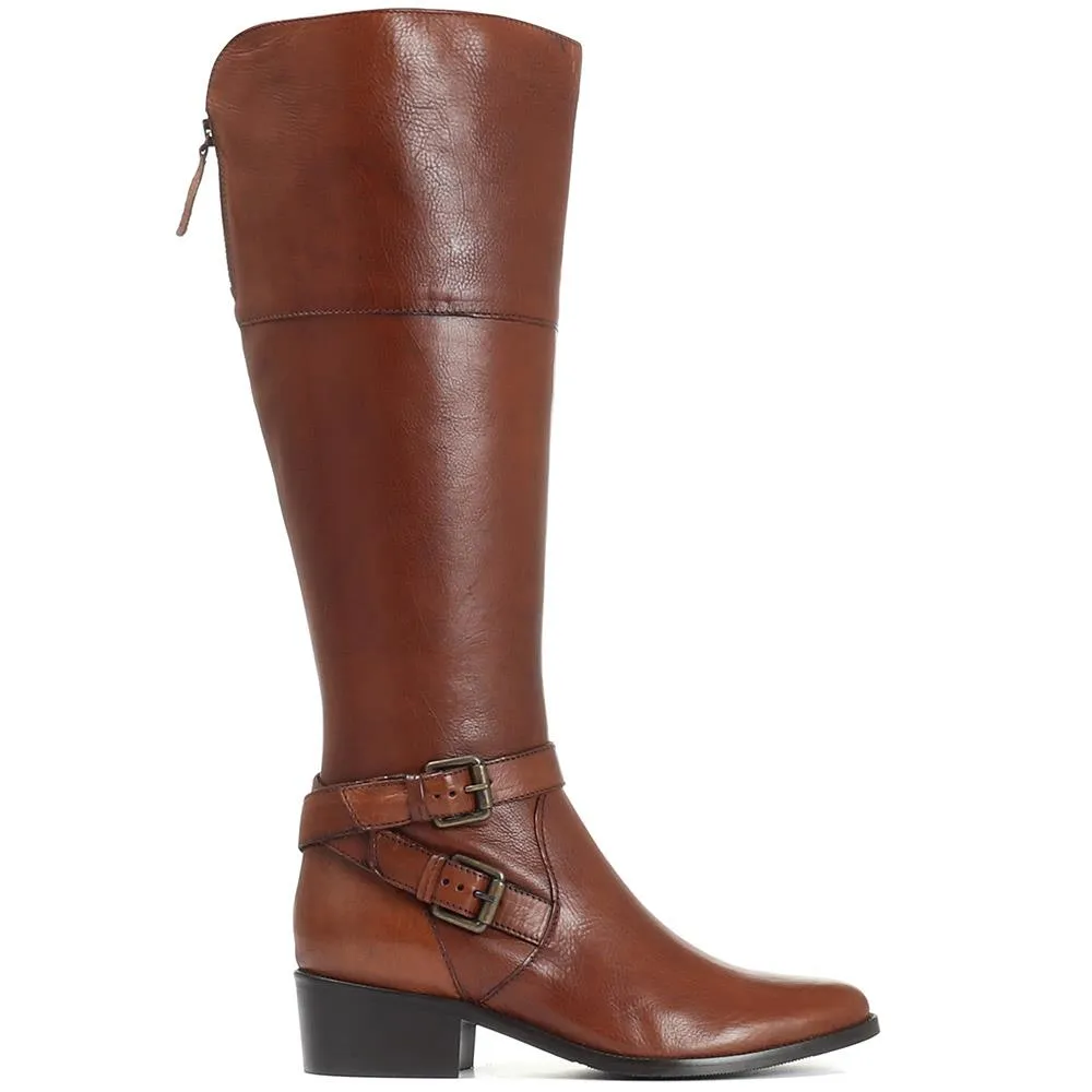 Leather Knee High Boots - Style CARM28507 / Color Code 313 432