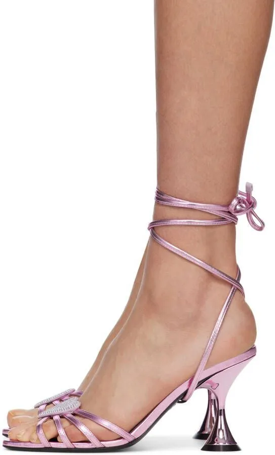 Les Petits Joueurs Pink Kaia Sandals